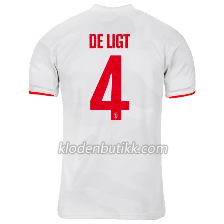 Juventus Matthijs de Ligt 4 Borte Fotballdrakt 2019-2020 Kortermet